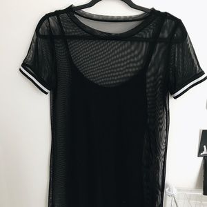 Sheer Black Dress